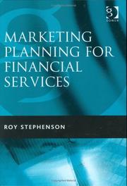 Cover of: Marketing Planning For Financial Services