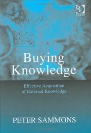 Cover of: Buying Knowledge by Peter A. Sammons