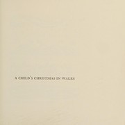 Cover of: A child's Christmas in Wales. by Dylan Thomas