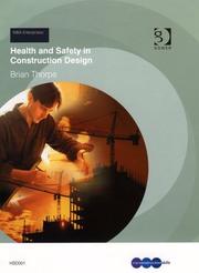 Cover of: Health And Safety In Construction Design