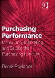 Purchasing performance by Derek Roylance