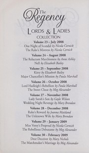 Cover of: Regency Lords and Ladies Collection, Vol. 28: Rake's Reward /The Unknown Wife