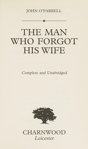Cover of: Man Who Forgot His Wife