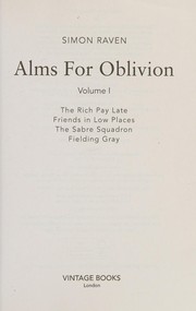 Cover of: Alms for Oblivion Vol I
