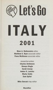 Cover of: Let's Go Italy (Let's Go)