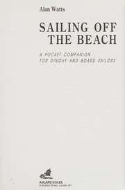 Cover of: Sailing Off the Beach