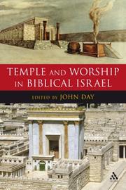 Cover of: Temple and Worship in Biblical Israel