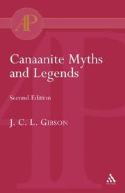 Cover of: Canaanite Myths And Legends