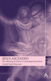 Cover of: Jesus Ascended by Gerrit Dawson