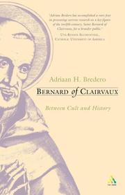 Cover of: Bernard of Clairvaux by Adriaan H. Bredero