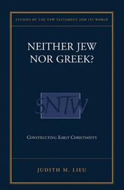 Cover of: Neither Jew Nor Greek?: Constructing Early Christianity (Academic Paperback)