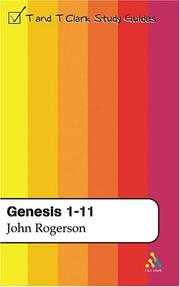 Cover of: Genesis 1-11 (T&T Clark Study Guides)