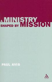Cover of: A Ministry Shaped By Mission by Paul D. L. Avis