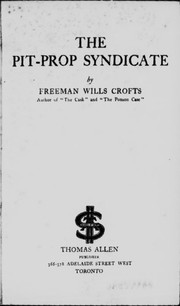 Cover of: The Pit-Prop Syndicate by Freeman Wills Crofts