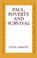 Cover of: Paul, Poverty & Survival (Studies of the New Testament & Its World Series)