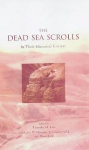 Cover of: The Dead Sea Scrolls in Their Historical Context by 