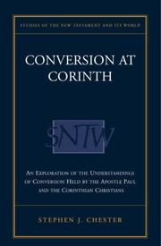 Cover of: Conversion at Corinth by Stephen J. Chester