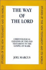 The way of the Lord by Joel Marcus
