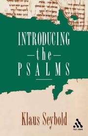 Cover of: Introducing the Psalms