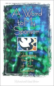Cover of: A word to my sponsor: celebrating the life of your godchild