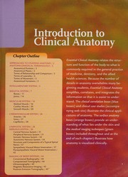 Cover of: Essential clinical anatomy by Keith L. Moore