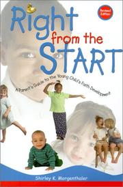 Cover of: Right from the Start by Shirley K. Morgenthaler