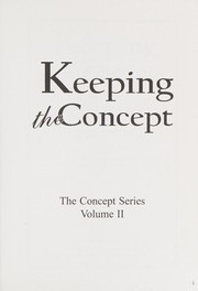 Cover of: Keeping the Concept