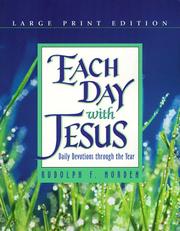 Cover of: Each day with Jesus by Rudolph F. Norden