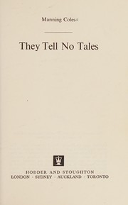 Cover of: They Tell No Tales by Manning Coles