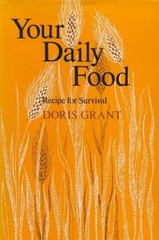 Cover of: Your daily food: recipe for survival