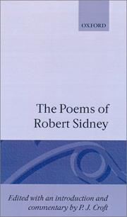 Cover of: The poems of Robert Sidney