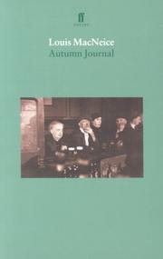 Cover of: Autumn Journal (Faber Poetry)
