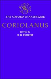 Cover of: The tragedy of Coriolanus by William Shakespeare