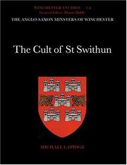 The cult of St. Swithun by Michael Lapidge