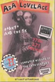 Cover of: Ada Lovelace-Computer Wizard of the 19th Century (Short Books) by Lucy Lethbridge