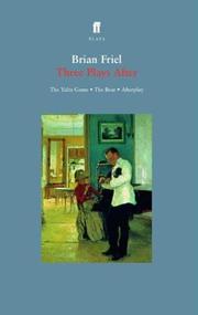 Cover of: Three Plays After by Brian Friel