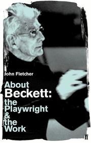 Cover of: About Beckett (Playwright & the Work)