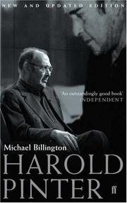 Cover of: Harold Pinter by Michael Billington