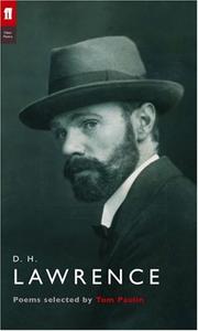 Cover of: D. H. Lawrence (Poet to Poet)