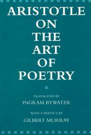 Cover of: On the Art of Poetry by Gilbert Murray