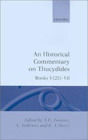 Cover of: An Historical Commentary on Thucydides Volume 4. Books V(25)-VII