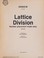 Cover of: Enrich presents lattice division