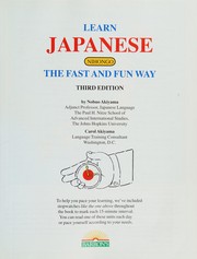 Cover of: Learn Japanese (Nihongo): the fast and fun way