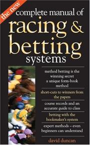 Cover of: The New Complete Manual of Racing and Betting Systems