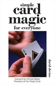 Cover of: Simple Card Magic For Everyone