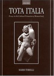 Cover of: Tota Italia: essays in the cultural formation of Roman Italy