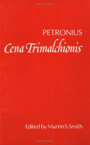 Cover of: Cena Trimalchionis
