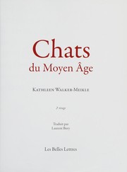 Cover of: Chats du Moyen Âge by Kathleen Walker-Meikle