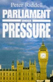 Cover of: Parliament under Pressure