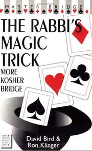 Cover of: The Rabbi's Magic Trick by David Bird, Ron Klinger